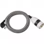 Brennenstuhl 1161830 Prolunga 3 m 1 uscite AC per interni nero - bianco (1161830)