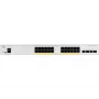 Cisco - Catalyst 1000-24P-4G-L - Switch - managed - 24 x 10/100/1000 (PoE+) + 4 x Gigabit SFP (Uplink) montabile a rack PoE+ (195 W)