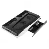 Base di raffreddamento e ricarica FIXED FIXPS5-MCS-BW — stazione multifunzione per controller PS5 DualSense