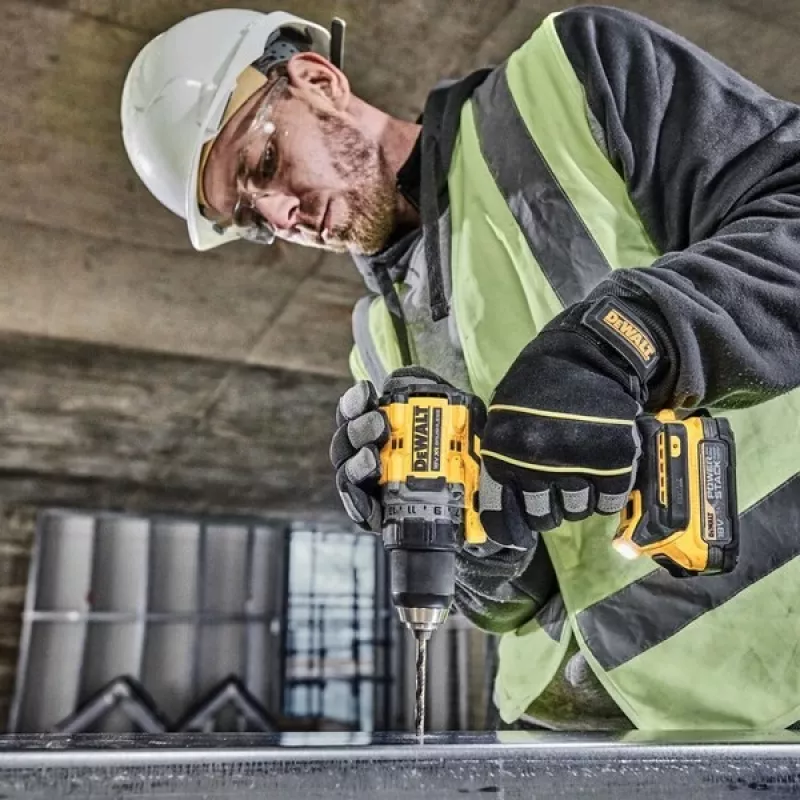 DeWALT DCD800E2T-QW Trapano 2000 giri/min 1,28 kg Nero, Giallo