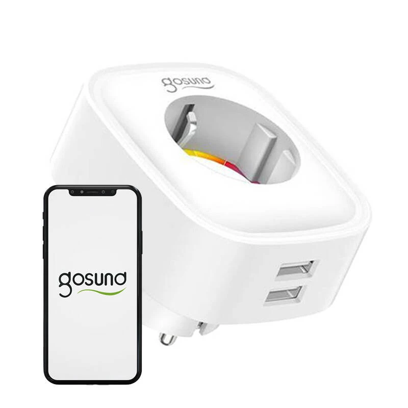 Presa smart WiFi Gosund SP112 2xUSB, 16A, Tuya