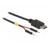 DeLOCK 85418 cavo di alimentazione USB-C a 2x connettori pin header, 0,1 m