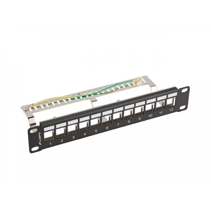Patch panel LANBERG PPKS-9212-B 12 porte 1U 10 pollici FTP