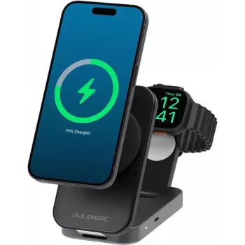 Flip 2IN1 QI2 Supporto di ricarica wireless nero