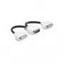 Adattatore per cavo video DeLOCK 65281 DMS 2 x DVI 0,2 m nero