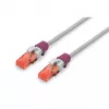 Clip colorati DIGITUS A-CC-MG per cavi patch, magenta, 100 pz.