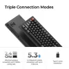 Tastiera meccanica Full-Size Keychron V6 Ultra 8K — QWERTY, Bluetooth, RGB, nero