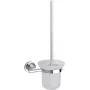 Set spazzola WC Tesa 40289 Metal Adhesive — a parete, supporto in metallo, fissaggio adesivo