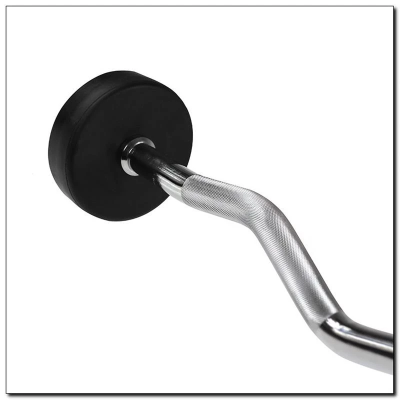 Bilanciere fisso HMS GSL50 / barra gommata sagomata 50 kg