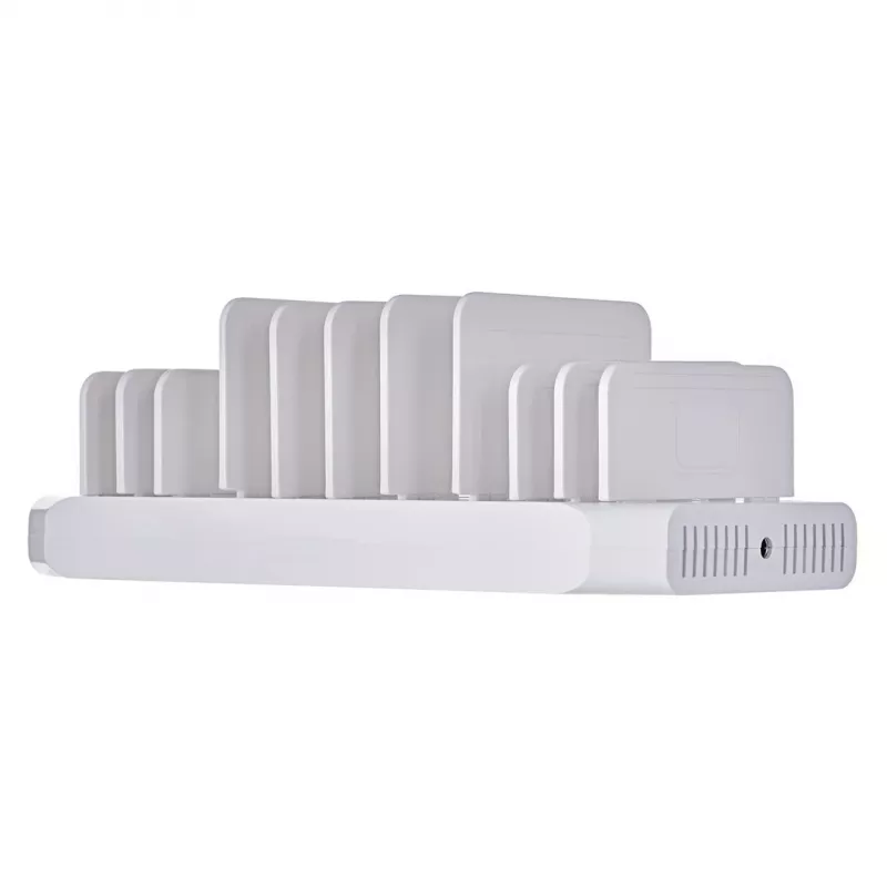 Stazione di ricarica organizer UNITEK Y-2190 da appoggio bianco