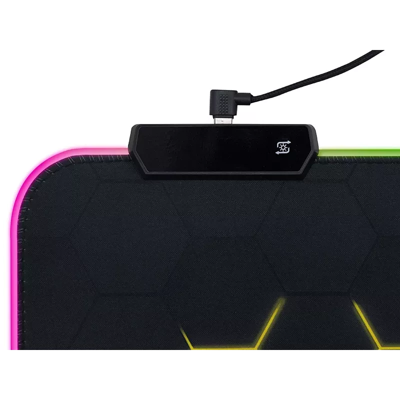TRACER GameZone Hexy1 RGB tappetino per mouse e tastiera, 80 x 30 x 0,4 cm, nero