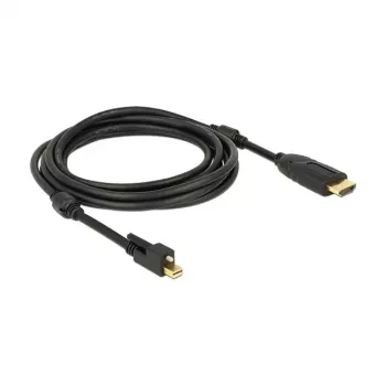 Adattatore per cavo video DeLOCK 83731 Mini DisplayPort su HDMI 3m nero