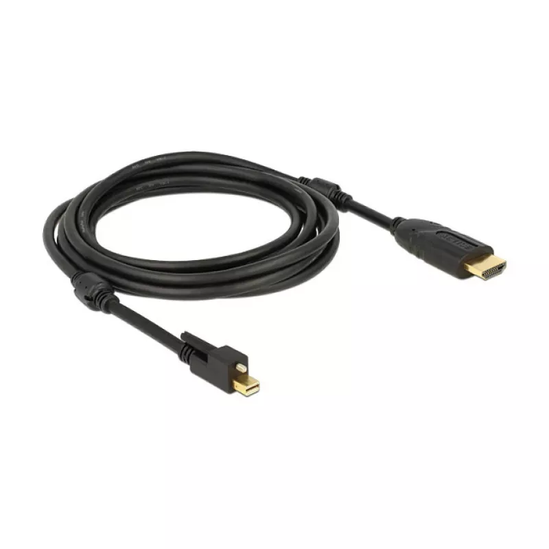 Adattatore per cavo video DeLOCK 83731 Mini DisplayPort su HDMI 3m nero