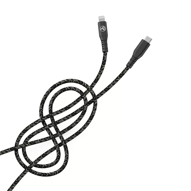 Cavo dati Tellur Type-C a Lightning 3A PD60W 1m – nero