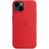 Apple iPhone 14 Custodia in silicone compatibile MagSafe, (PRODUCT)Rosso