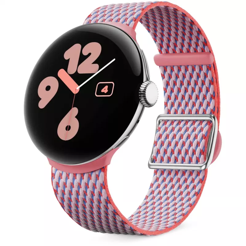Google - cinturino per smartwatch - 140 - 215 mm - peonia - per Pixel Watch 3 (GA06138-WW)