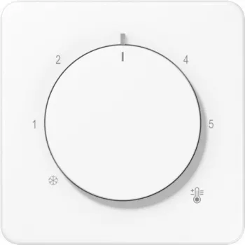 Copertura per placca termostato Jung CD1749BFWW — mascherina di ricambio per termostato Jung