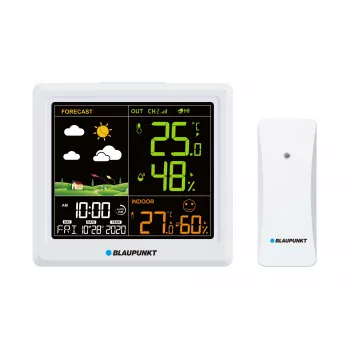 Stazione meteo BLAUPUNKT WS25WH – misurazioni interne/esterne, sensori wireless