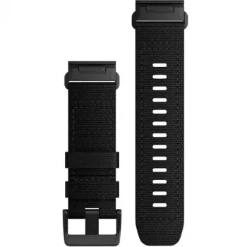 Garmin cinturino di ricambio QuickFit 26mm nylon nero acciaio inox (010-13010-00)