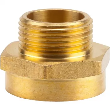 Gardena 7264-20 – nipplo filettato – oro – 26,5 mm (G 3/4) M – 33,3 mm (G 1) F (7264)