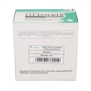 Salviette per la pulizia della fibra ottica Extralink, 280 pz., verde