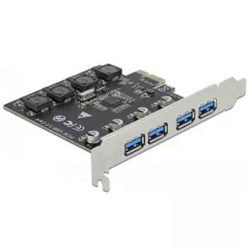 Scheda Delock PCI Express x1 a 4 porte USB Type-A esterne SuperSpeed USB