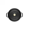 Staub La Cocotte 20 cm rotonda, nero, ghisa (40509-487-0)
