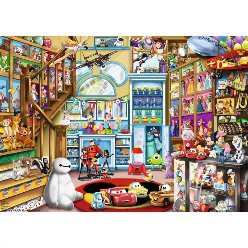 Puzzle Ravensburger Disney Pixar Toy Store 1000 pezzi cartoni animati