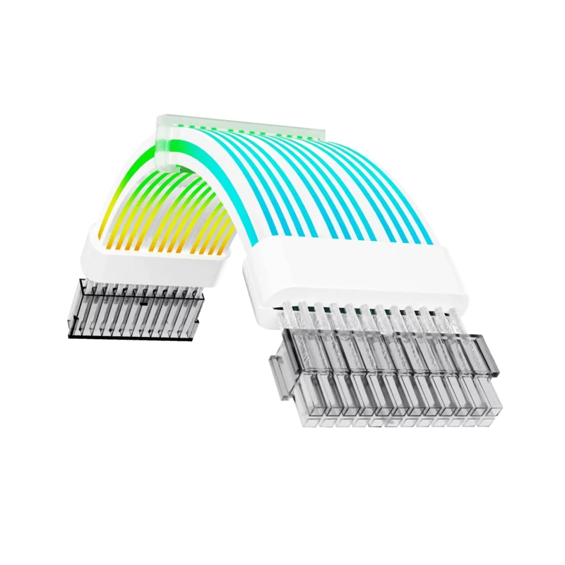 Gamemax cavo di prolunga PSU MB 24PIN-W, bianco