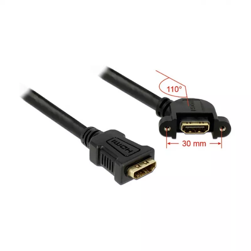 Cavo HDMI DeLOCK 0,25 m 2xHDMI