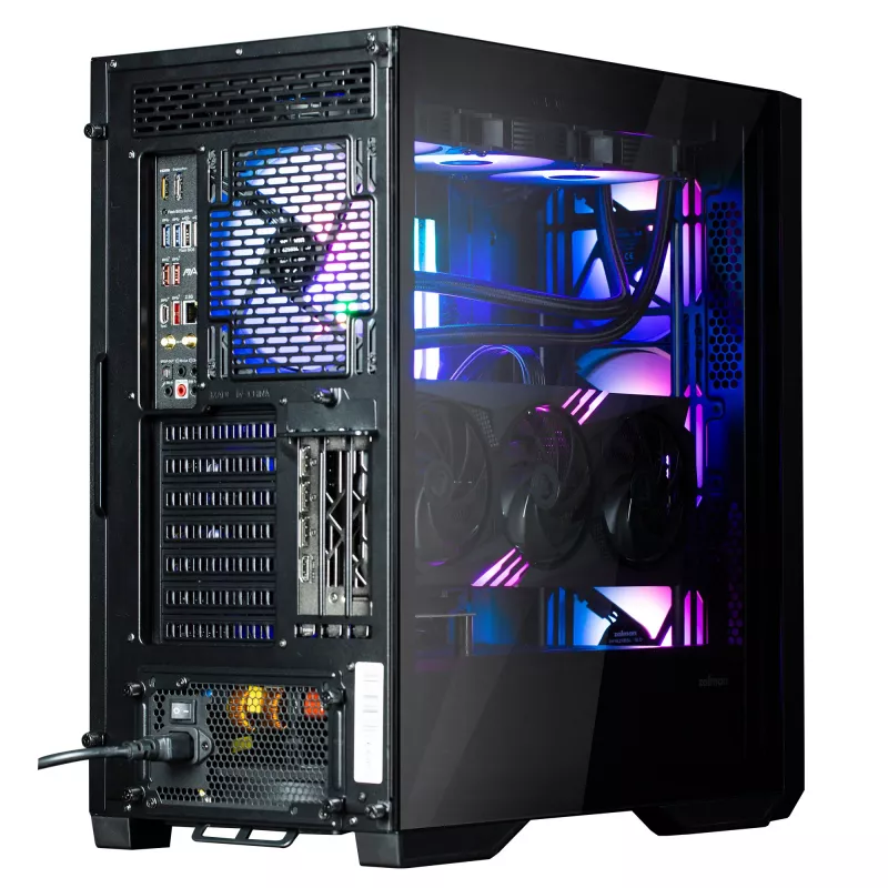 Zalman Z9 Iceberg MS nero case per PC ATX Mid Tower con 4 ventole ARGB da 140 mm - Midi/Mini Tower - ATX