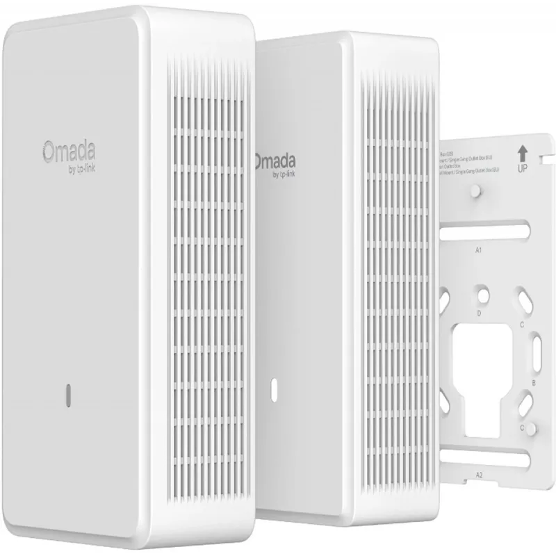 Access point wireless TP-LINK EAP775-Wall 9300 Mbit/s, Tri-Band 2.4/5/6 GHz, 5x RJ-45, PoE, bianco