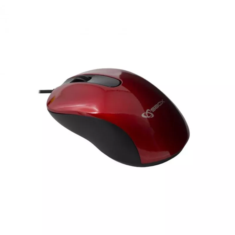 Sbox M-901 mouse ottico rosso