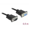 Cavo seriale DeLOCK 86613 nero 0,5 m RS-232