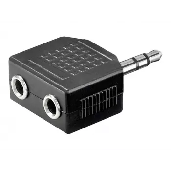 Goobay | Adattatore AUX per cuffie; jack 3,5 mm 1 a 2