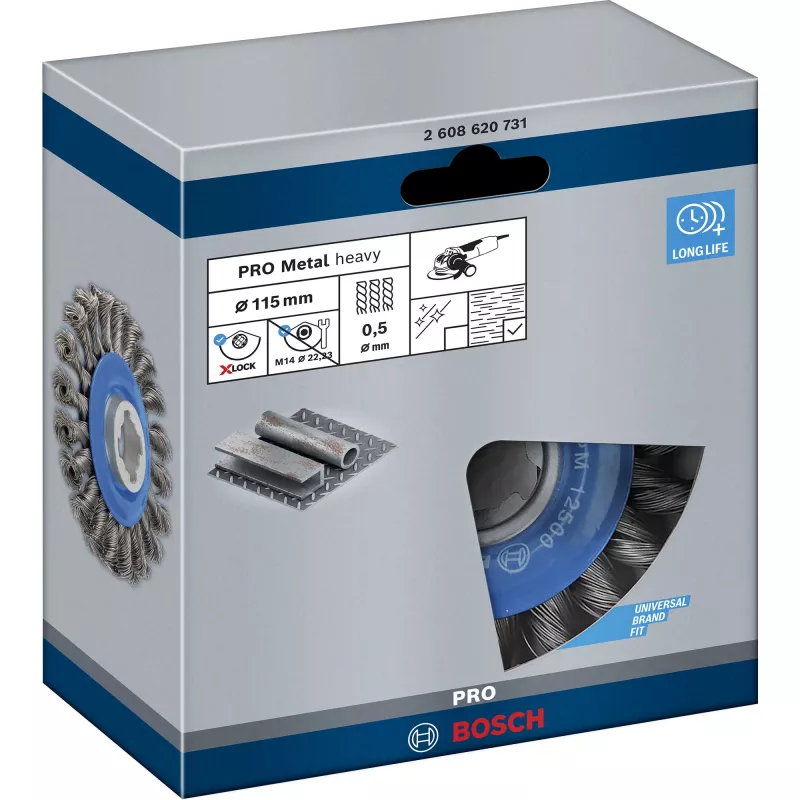 Bosch 2 608 620 731 accessorio per smerigliatrice angolare spazzola metallica
