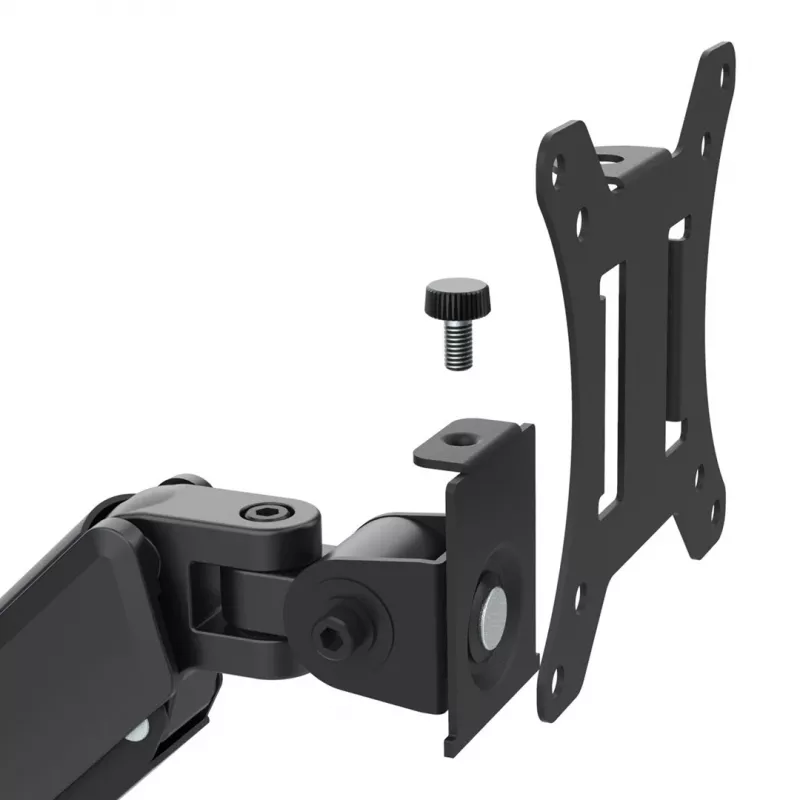 Supporto Maclean per 2 monitor, molla a gas, 17-32, 2-10 kg, nero, MC-134