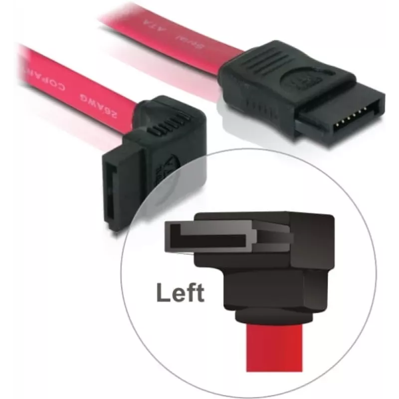 Cavo SATA DeLOCK 84249 0,3 m rosso