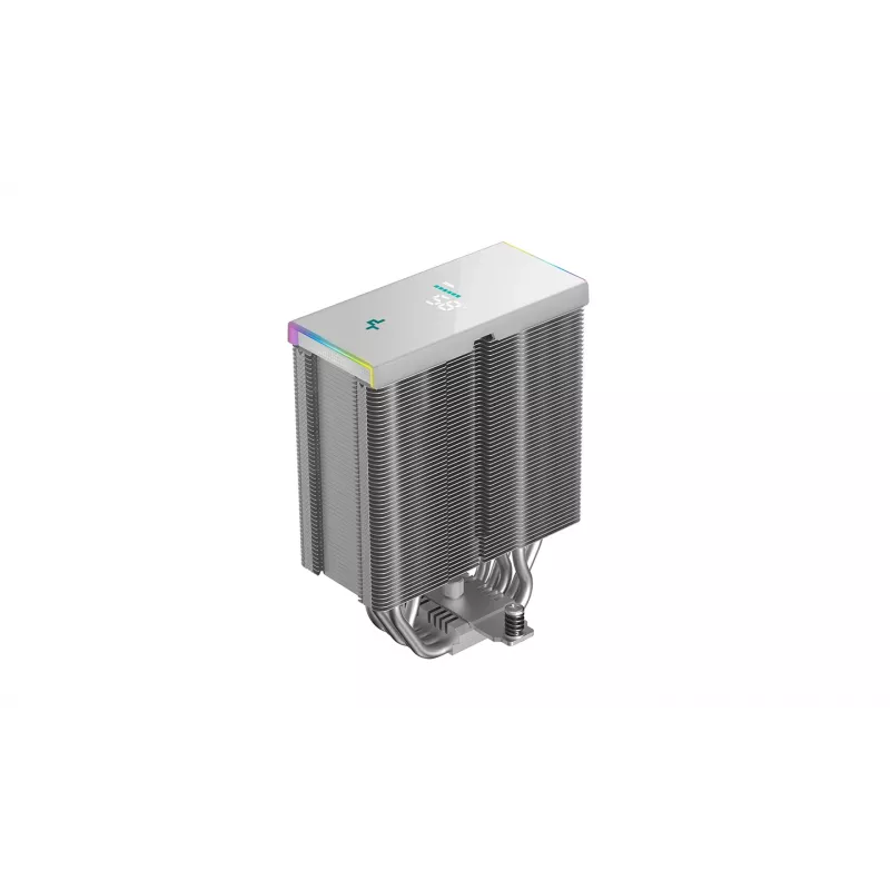 Dissipatore CPU DeepCool AK500S Digital SE – 5 heatpipe, ventola FDB da 120 mm, PWM, Multi-LED, bianco, supporta Intel LGA1150 e socket AMD