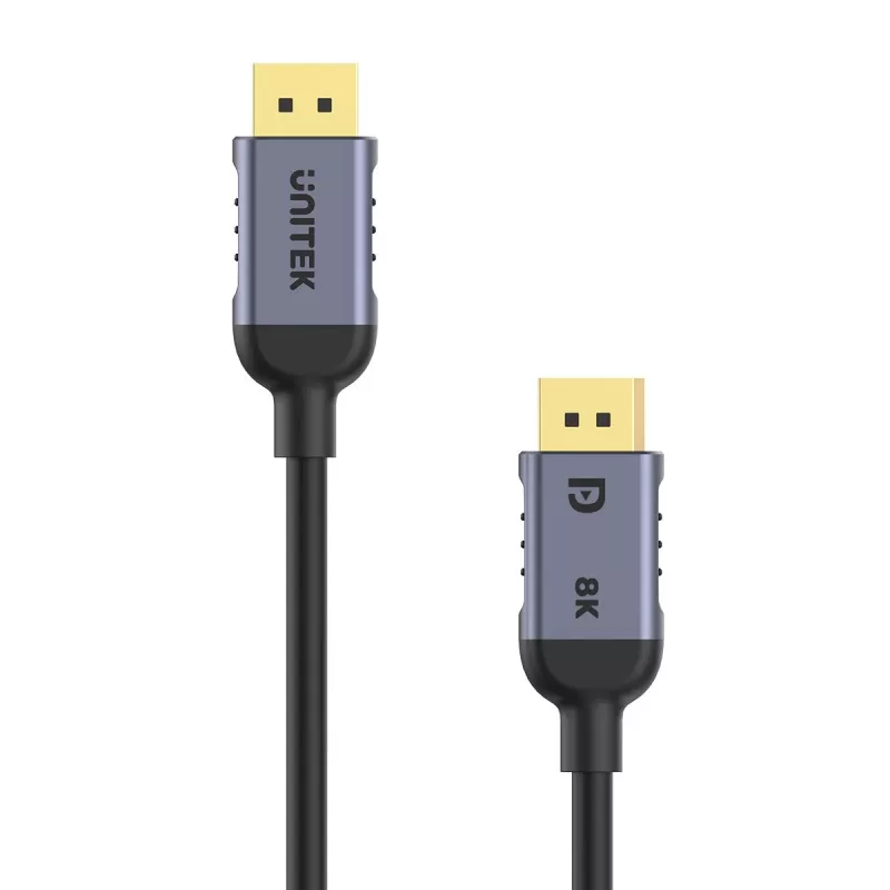 UNITEK C1628GY01-3M cavo DisplayPort nero, grigio