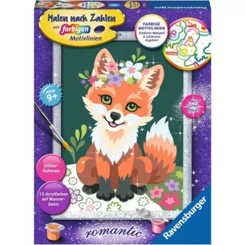 Ravensburger Dipingi con i numeri - Volpe fiorita
