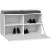 Top E Shop OPAL SZAFKA BIEL scarpiera chiusa, bianca