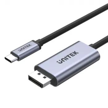 Adattatore per cavo UNITEK V1409A USB-C DisplayPort nero, grigio