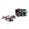 LEGO Creator 3-in-1 31146 Camion con pianale e elicottero