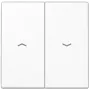 JUNG LS 995 P WW tasto per interruttore per tapparelle, bianco