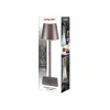 Lampada da tavolo ricaricabile Beper P201UTP103, interruttore touch, 2 W