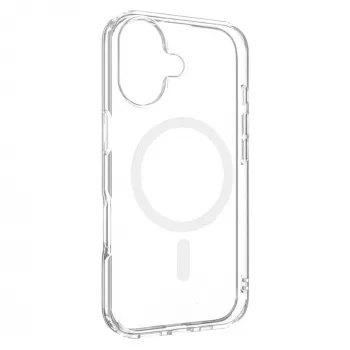 Custodia MagSafe FIXED MagPure per Apple iPhone 17 — trasparente, guscio protettivo compatibile MagSafe