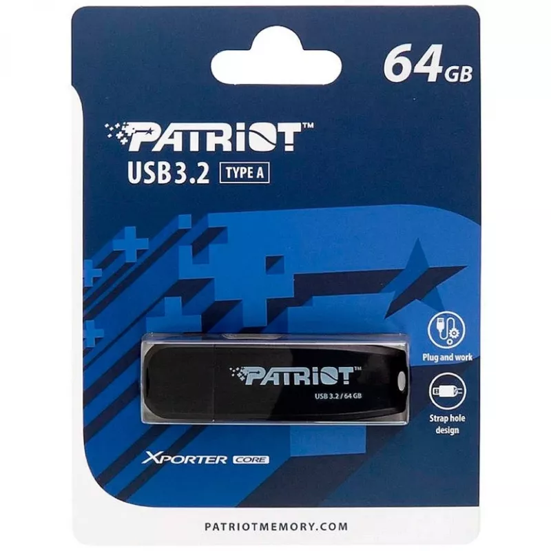 Chiavetta USB Patriot Memory 64 GB USB Type-A 3.2 Gen 1 Xporter Core