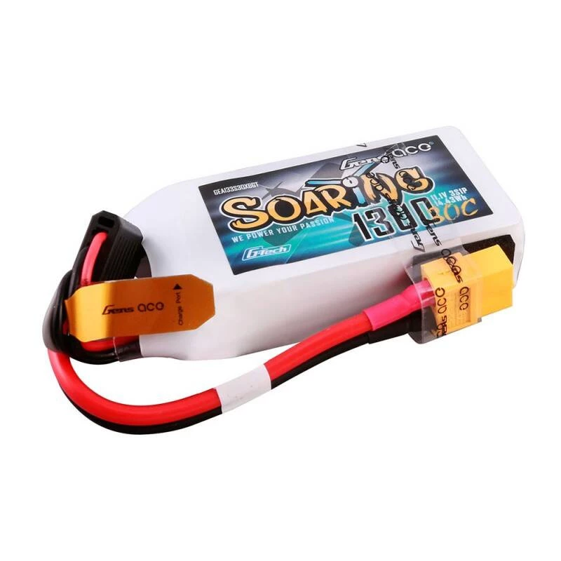 Batteria LiPo Gens ace G-Tech Soaring 1300mAh 11.1V 30C 3S1P