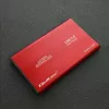Case per HDD/SSD QOLTEC 51860 per unità SATA III da 2,5 inch, USB Type-A, 5 Gbit/s, alluminio, rosso